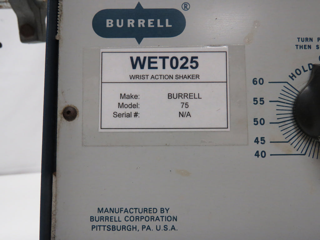 Burrell Scientific Wrist Action Model 75 Laboratory Shaker - VIDEO ...