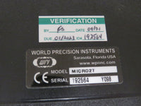 WORLD PRECISION INSTRUMENTS Syringe Pump Controller MICRO-2T with UMP3 Pump