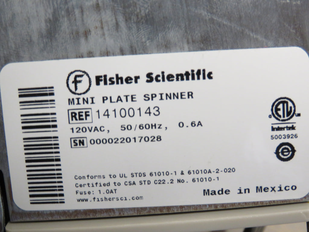 Micro Spinner Lab FISHER Scientific PCR Micro-Plate Lab Spinner Centrifuge - Exceptional ...