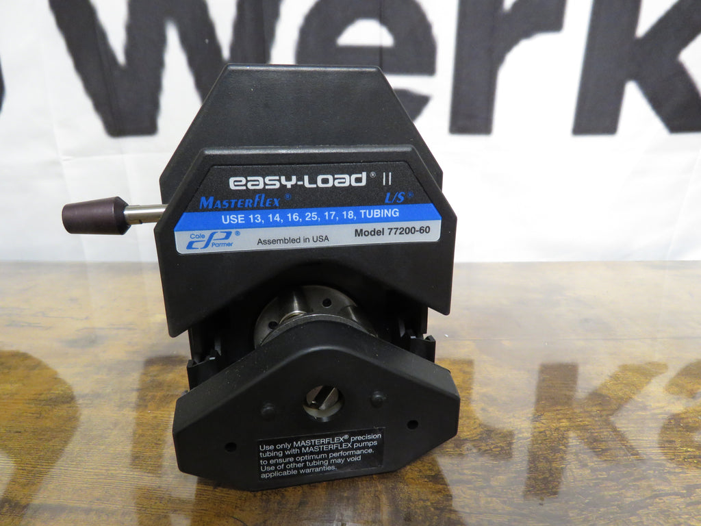 Cole Parmer 77200-60 MasterFlex L/S Easy-Load II Pump Head with WARRANTY