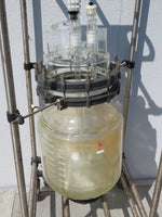 ACE Glass 50L Domed Head Jacketed Reactor Laboratory Bioreactor