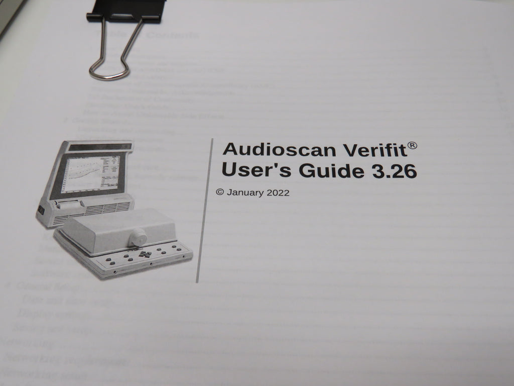 Audioscan VF-1 Verifit 1 Real Ear Hearing Aid Analyzer 2022 Software A ...