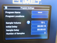 2021 Climet CI-1070 Particle Counter 2024 Calibration w/ Admin Password, Ci-A53 PROBE