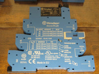 QTY 15 FINDER MasterPLUS 93.63.7.024 Socket w/ 34.51.7.024.0010 Relay + Jumper