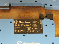 QTY 15 FINDER MasterPLUS 93.63.7.024 Socket w/ 34.51.7.024.0010 Relay + Jumper