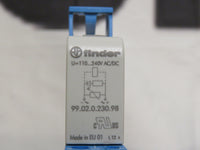 Lot of 8 Finder 40.31 Relay with Finder 95.03 Base DIN Rail mount w/ Warranty