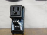 ASI IMACP01 Single 120V AC Receptacle 3-Prong Power Outlet DIN Rail Mount