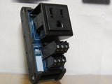 ASI IMACP01 Single 120V AC Receptacle 3-Prong Power Outlet DIN Rail Mount