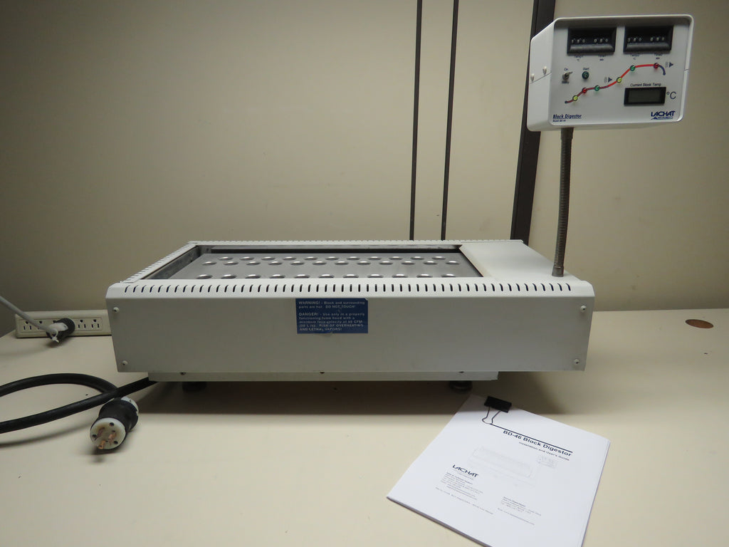 LACHAT Hach BD-46 Block Digestor with Operator Guide - TESTED