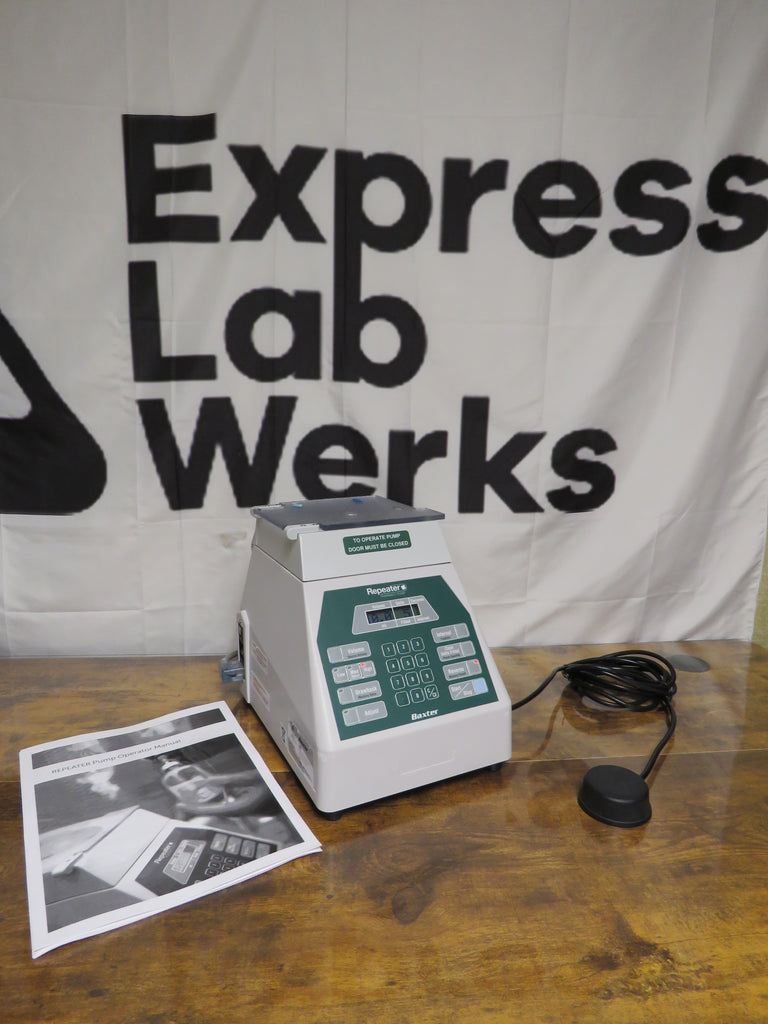 Baxter BAXA Pharmacy Repeater Pump Model 099 w/ Foot Pedal, Manual