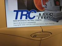 Topcon TRC-NW8 Non-Mydriatic Fundus Digital Retinal w/ Nikon D7500 Camera parts or repair