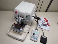 2016 Leica RM2255 Fully Automated Rotary Microtome w Remote control & Foot Pedal