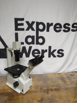 Nikon TMS Inverted Phase Contrast Microscope w/ 4x 10x 20x Ph DL
