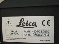 2010 Leica RM2235 Manual Rotary Microtome - Exceptional condition! 2024 PM