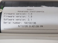 Advanced Instruments OSMO1 Osmometer w/ PRINTER - Exceptional Condition #1