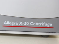 2019 Beckman Coulter Allegra X-30 Benchtop Centrifuge w/ SX4400 Rotor & Buckets