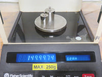 Fisher Scientific Denver Instrument A-250 Gram Balance Scale Verified 250g 0.1mg