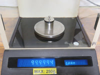 Fisher Scientific Denver Instrument A-250 Gram Balance Scale Verified 250g 0.1mg
