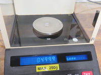 Fisher Scientific Denver Instrument A-250 Gram Balance Scale Verified 250g 0.1mg