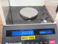 Fisher Scientific Denver Instrument A-250 Gram Balance Scale Verified 250g 0.1mg