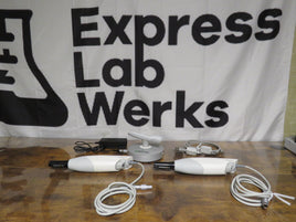 (2) 3Shape Trios 3 Wired Scanners with (1) Base - Parts / Repair - Cracked Lens