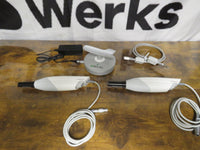 (2) 3Shape Trios 3 Wired Scanners with (1) Base - Parts / Repair - Cracked Lens