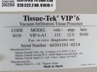 2014 Sakura Tissue Tek VIP 6 Tissue Processor - VIP6 - Excellent #1