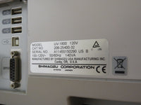Shimadzu UV-1800 Double Beam UV/Visible Scanning Spectrophotometer - Tested
