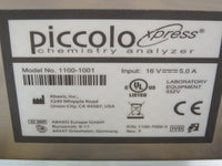 2023 Abaxis Piccolo Xpress Diagnostic Chemistry Analyzer 1100-1001 2nd Gen 3.1.3