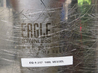 EAGLE CTH-565 140 Liter 316L Stainless Steel Container Vessel & Clip Down Lid