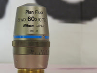 Nikon Plan Fluor ELWD 60x/0.70  ∞/0.5-1.5 Microscope Objective Lens WD 2.1-1.5