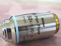 Nikon LU Plan Fluor EPI 50x/0.80  ∞/0 Microscope Objective Lens WD 1.0 OFN25