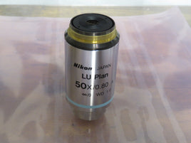 Nikon LU Plan EPI 50x/0.80 A  ∞/0 Microscope Objective Lens WD 1.0