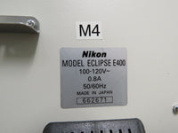NIKON ECLIPSE E400 MICROSCOPE BODY/STAND - No objectives