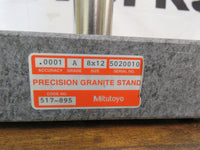 Mitutoyo 543-256 Digimatic Indicator, mounted on 517-895 Presision Granite Stand