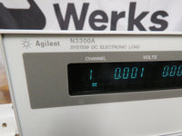 #2 Agilent N3300A DC Electronic Load Mainframe w/ N3304A 60V/60A Module - Tested