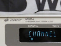 2018 Keysight N3300A DC Electronic Load Mainframe w/ N3306A 60V/120A Module 600W