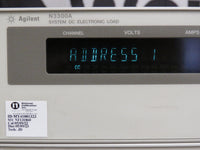 #5 Agilent N3300A DC Electronic Load Mainframe w/ N3306A 60V/120A Module 600W