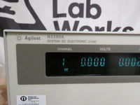 #5 Agilent N3300A DC Electronic Load Mainframe w/ N3306A 60V/120A Module 600W