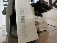 Leica DM750 Microscope w/ Objective Lens 4x 10x 20x 40x