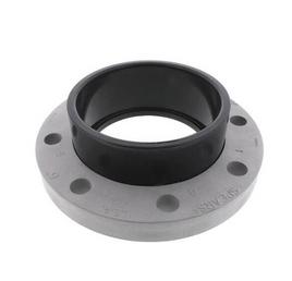 SPEARS 854-080 Flange: 8 in Fitting Pipe Size, Schedule 80, Socket, 150 psi, Gray
