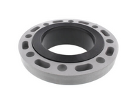 SPEARS 854-080 Flange: 8 in Fitting Pipe Size, Schedule 80, Socket, 150 psi, Gray