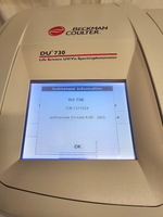 Beckman DU730 UV-Vis Spectrophotometer, good working condition, 7 Position