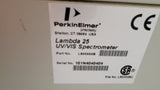 Perkin Elmer Lambda 25 UV/Vis Spectrophotometer, tested, low lamp hours!