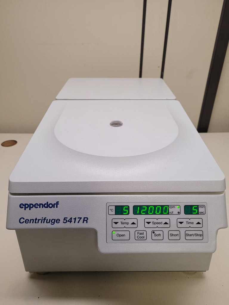 Eppendorf 5417R Refrigerated Centrifuge w/ F-45-30-11 Rotor, good functional condition