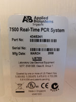 ABI Applied Biosystems 7500 Real-Time PCR System, control laptop, calibrated
