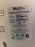 ABI Applied Biosystems 7300 Real-Time PCR System w/ Laptop - sold with warranty