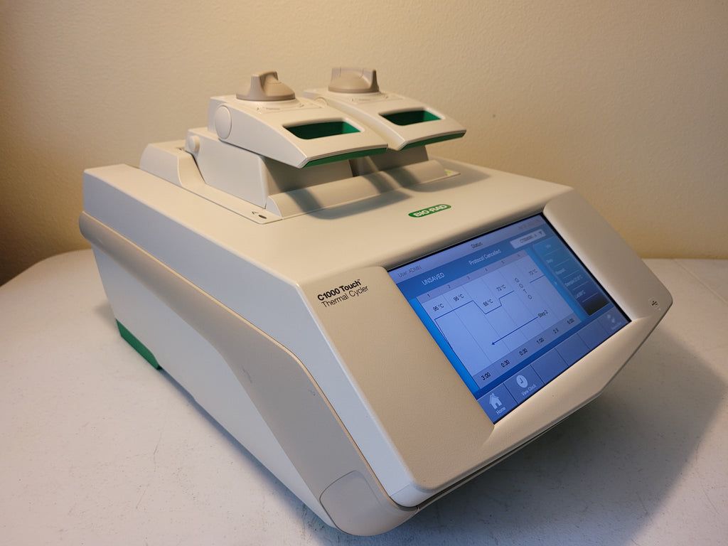 Bio-Rad C1000 Touch Thermal Cycler Thermocycler Dual 48 Well Fast, low usage