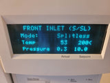 HP / Agilent 6890 Plus FID S/SL Gas Chromatograph, low runs, clean unit