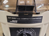 Clay Adams Compact II Benchtop Centrifuge w/ Fixed Angle 2x15mL tube rotor